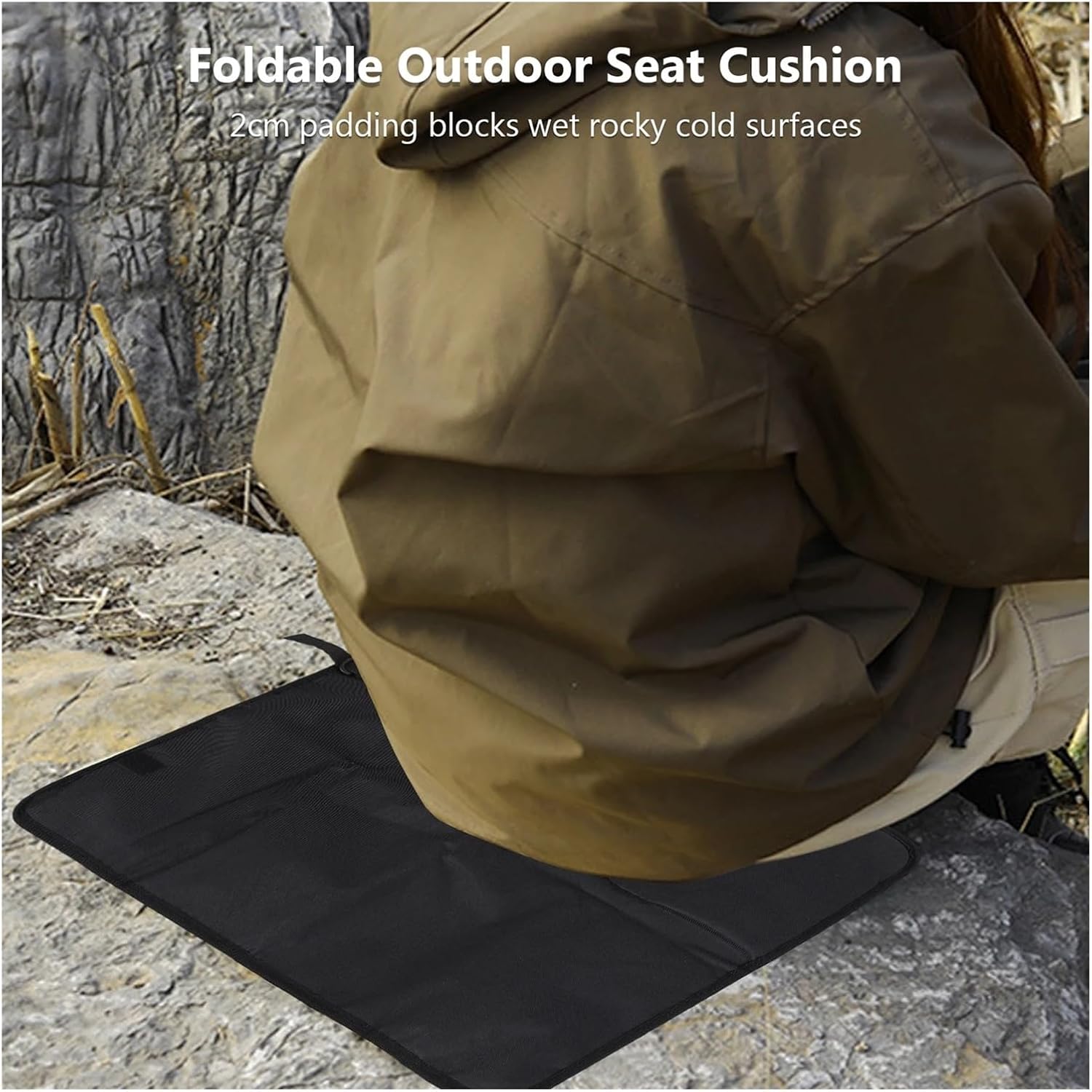 Aluminium Sleeping Mat Sitting Pad Outdoor Camping Folding Portable Aluminum Film Cushion Park Beach Rainproof Sit Pads for Backpacking