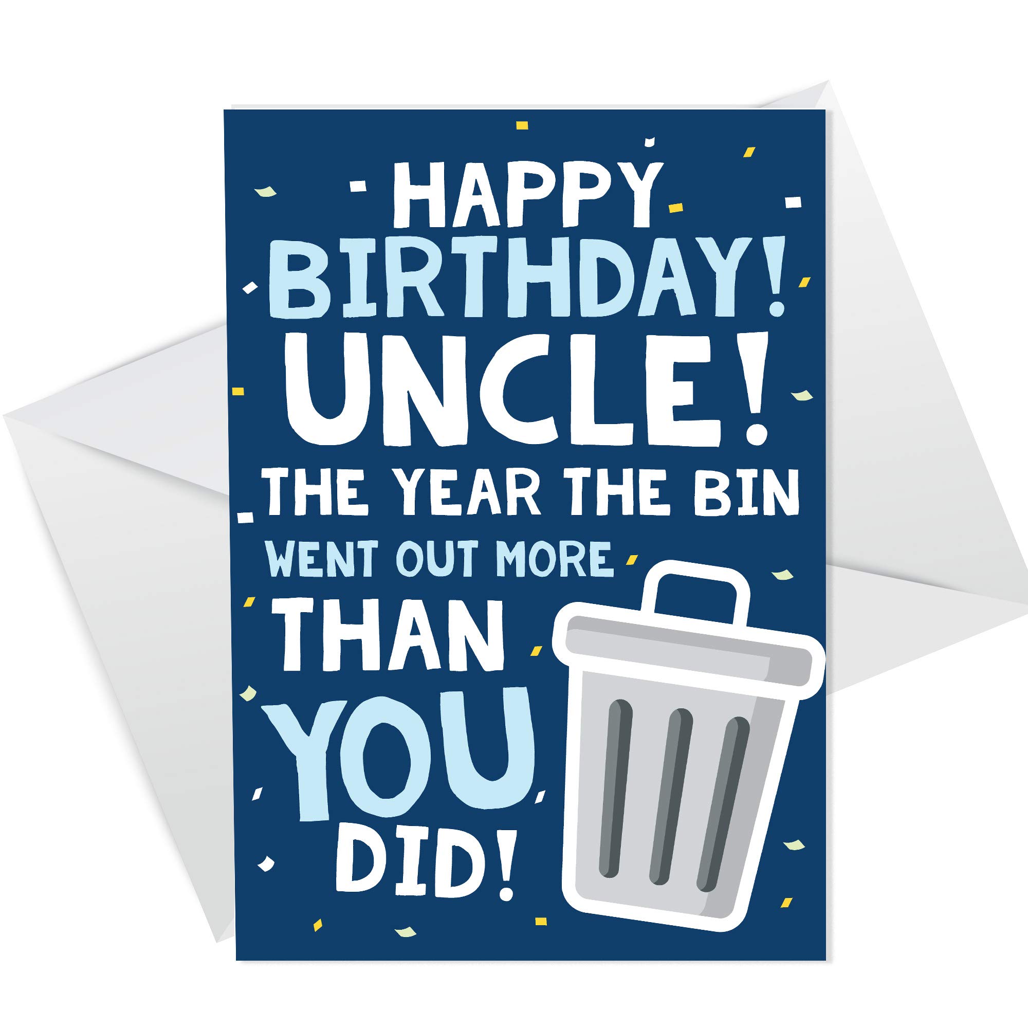 Funny Birthday Card For Uncle Lockdown Design Novelty Birthday Card For Him