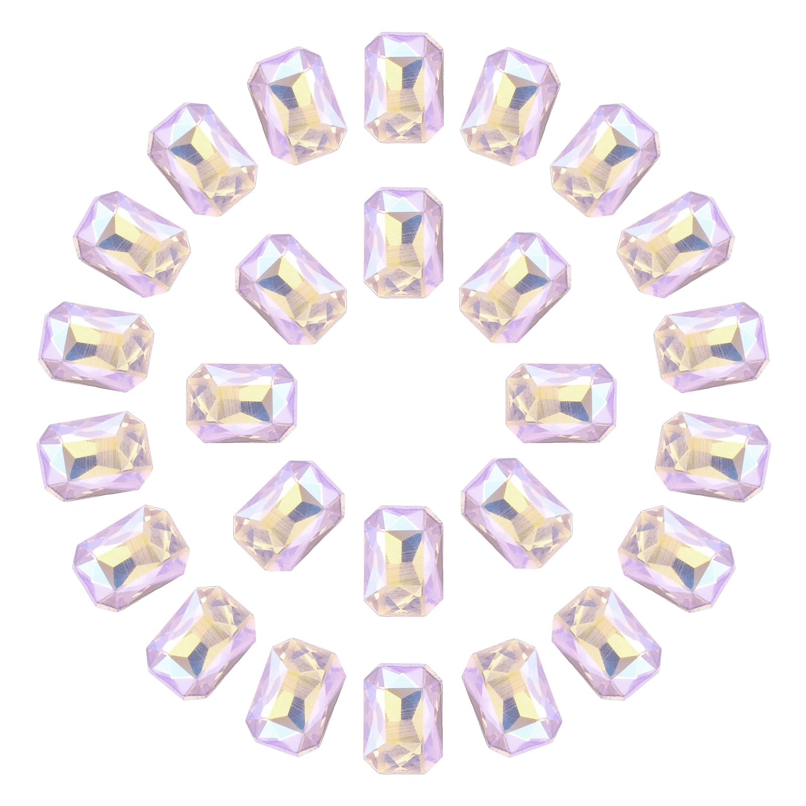 Diamantes de imitación rosa para decorar vestidos, calzado y accesorios de costura, 100 unids