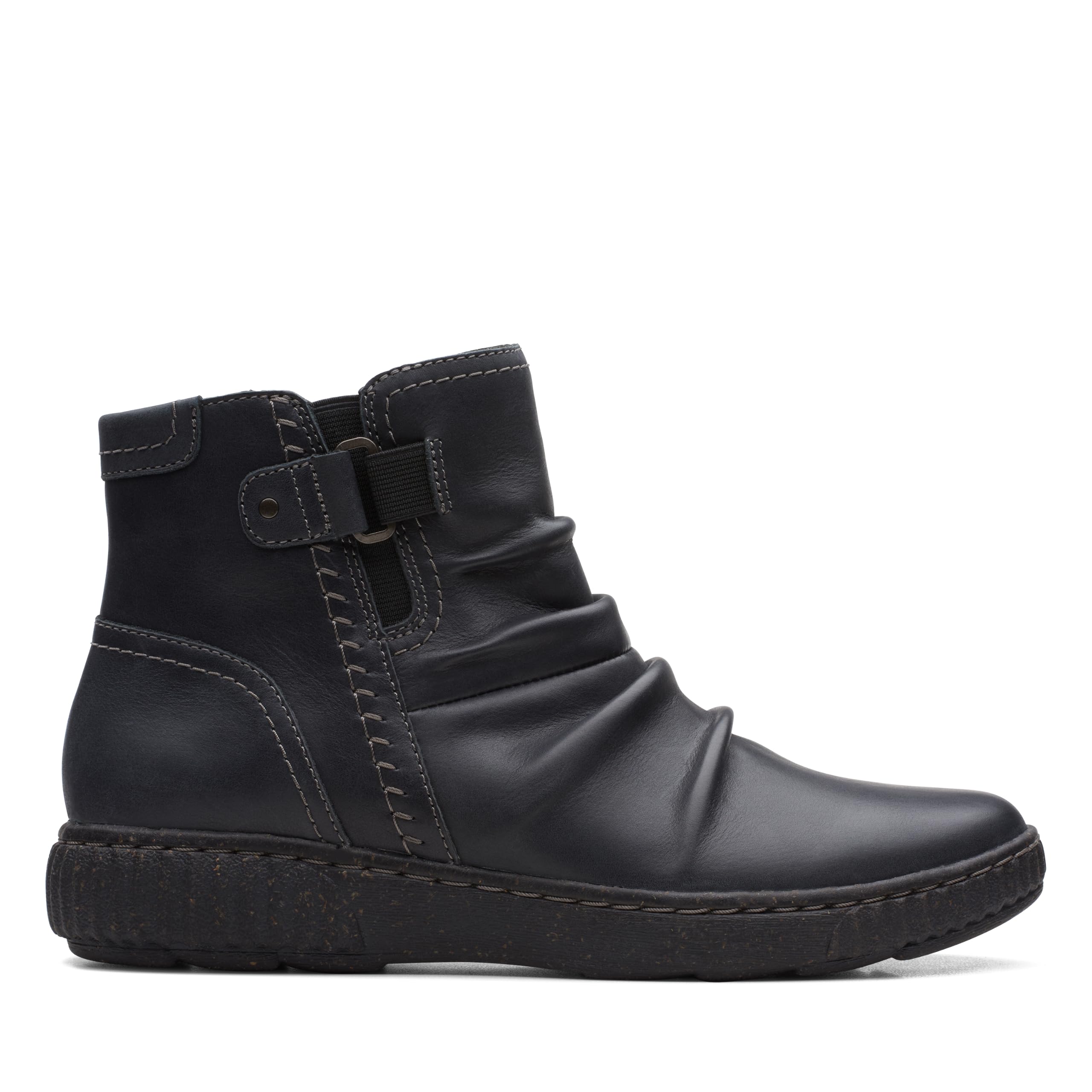 Clarks Carolineorchid Damen-Stiefel, Farbe: Dunkelbraun, Größe:, Schwarzes Leder, 6 UK – Ansicht 2