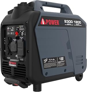A-iPower SUA2301i 2300W Portable Inverter Generator - RV Ready, Ultra-Quiet 52dB, CO Sensor, EPA/CARB Compliant for Camping & Home Backup