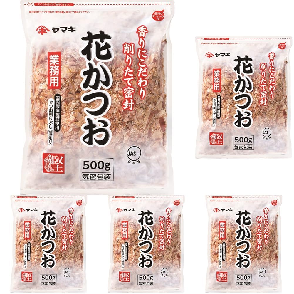 Amazon.co.jp: ヤマキ 花かつお 500g 業務用 (× 5) : 食品・飲料・お酒