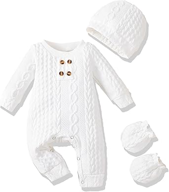 Newborn Baby Boy Clothes Infant Baby Rompers Boy Cute Newborn Boy Outfits 3PCS Romper Jumpsuit For Baby Boys