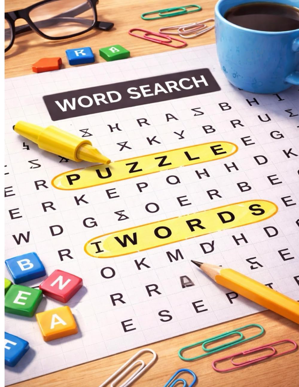WORD SEARCH – Large Print – Volumen 1: 50 Easy-to-Read Word Search Puzzles for Adults & Seniors