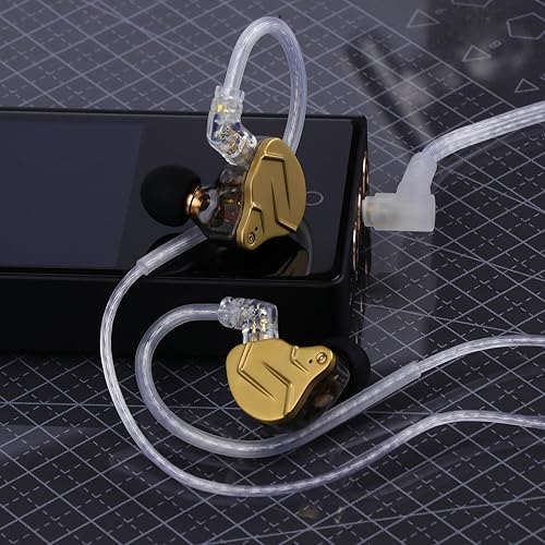 Miniatura 8 de Linsoul KZ ZSN PRO X Dual Driver 1BA+1DD Audífonos híbridos de metal HiFi Monitor intraural con cable desmontable de 2 pines empotrado, panel de