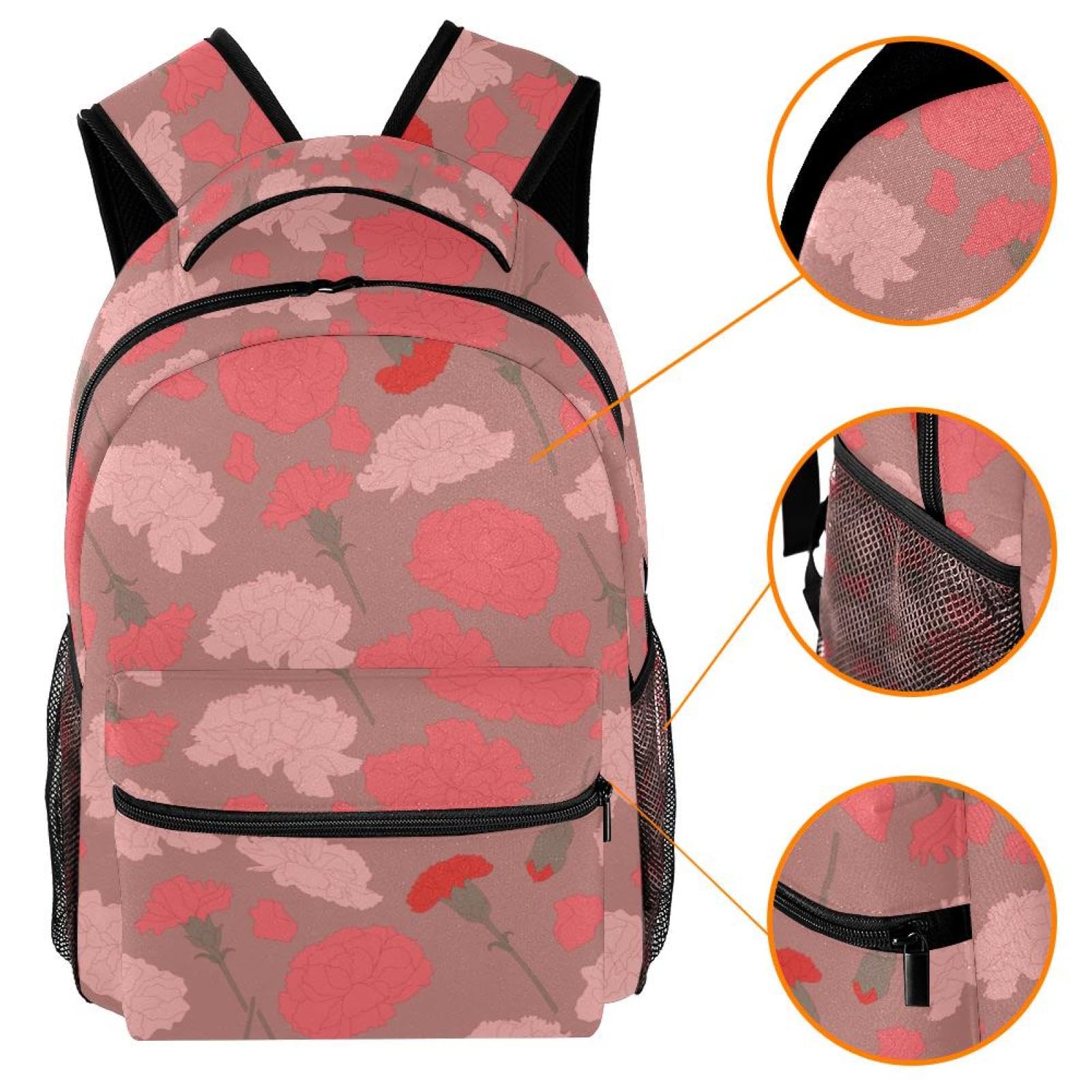 Zaino scolastico per uomini e donne, borsa da viaggio per computer portatile, zaino leggero per università, zaino casual per libri