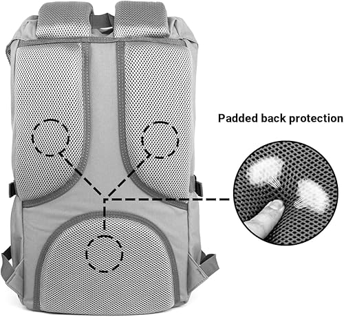 Miniatura 6 de Mochila para laptop Kaukko, senderismo y campamentos, mochila universitaria grande casual, mochila de hombro con capacidad para una laptop y