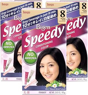 Speedy Conditioning Color Kit: 8 Natural Black - 3 Pack