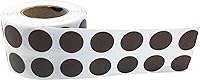 Vista 16 de Brown Natural Kraft 1/2" Inch Round Adhesive Labels 1,000 Color Coding Dot Stickers for Efficient Inventory Management, Crafting Projects, and