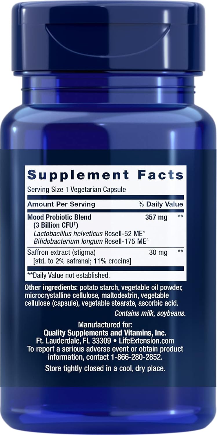 Life Extension Florassist Mood, 30 Capsules