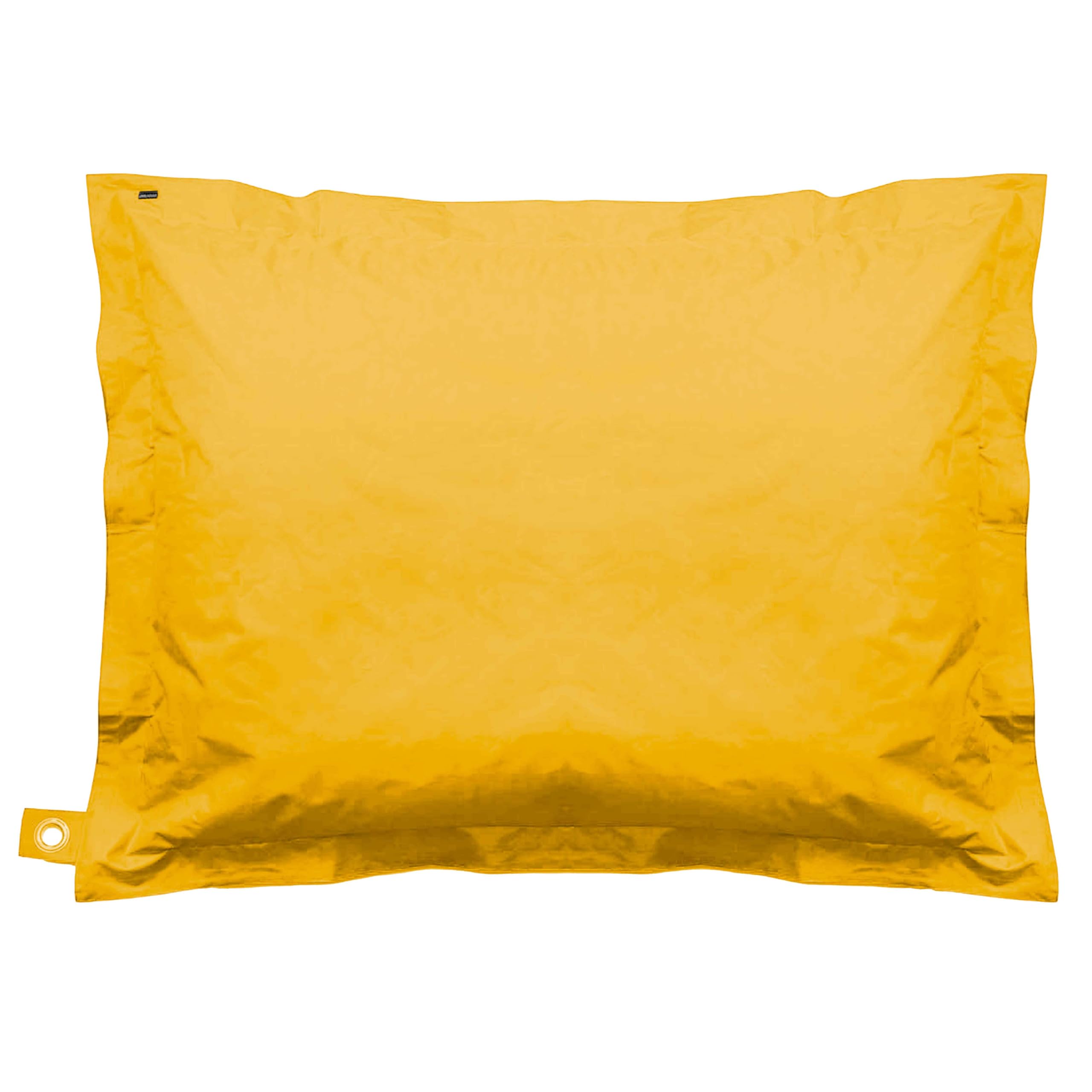 Oviala Housse Vide de Coussin de Sol XXL Jaune