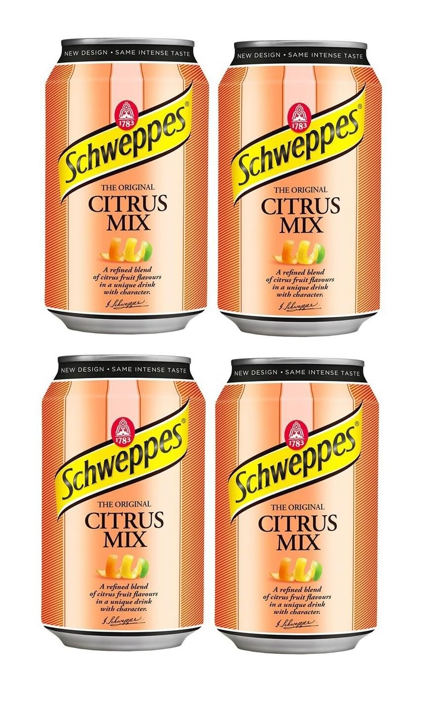 Schweppes The Original Citrus Mix 330ml Pack of 4