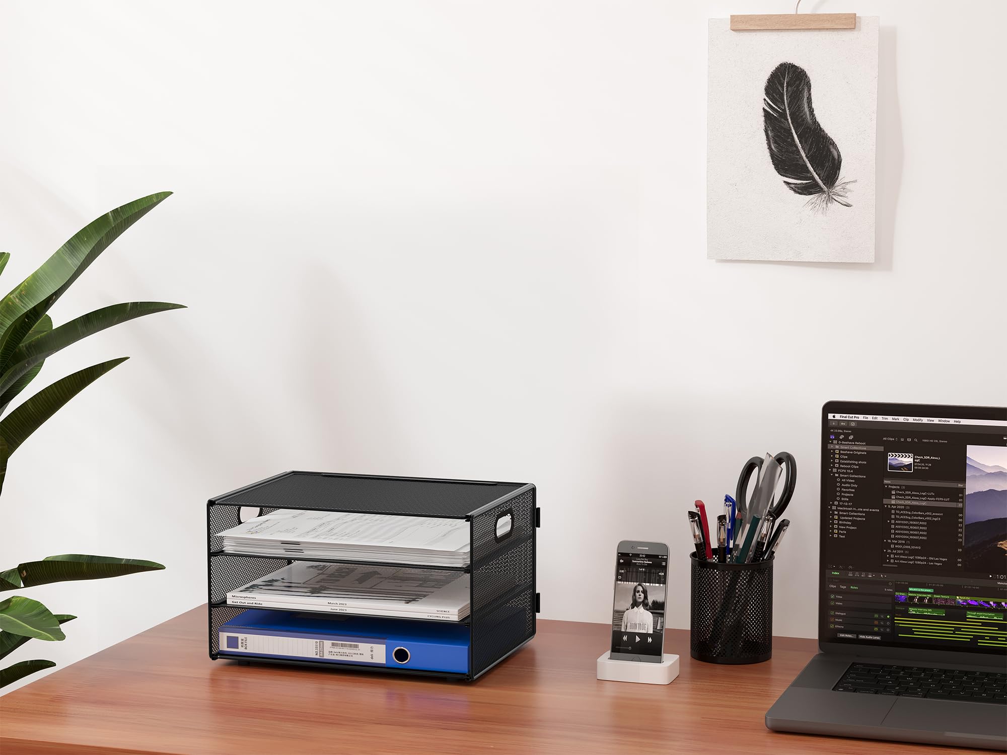 EasyPAG Office Mesh Bureau Netjes Veelzijdige Briefpapier Opslag
