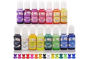 Epoxy Resin Dye (15 Color Translucent Now Vitrail Epoxy Resin Pigment)