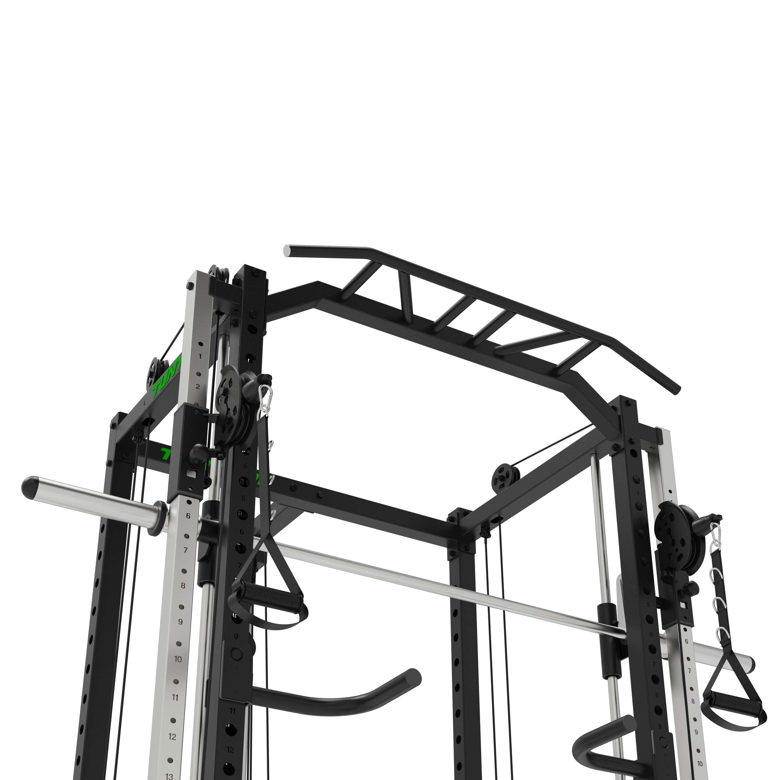 Tunturi SM90 Kraftstation - Fitness-Homegym - Fitnessgerät - Kompakt für den Heimgebrauch - Smith Machine - Full Smith - Kompakt - Inkl. kostenloser Fitness-App