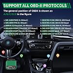 VGATE vLinker FD+ OBDII Scanner OBD2 Outil de diagnostic de scanner automobile Bluetooth pour iOS, Android & Windows, lecteur de code et réinitialisation pour le code moteur de vérification de camion de voiture Lire et effacer & Outils de numérisation