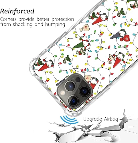 Miniatura 3 de Funda de Navidad para iPhone 13 Pro Max, divertidos gnomos de Navidad, árboles de Navidad, regalos de calcetín de Navidad para niñas, mujeres y