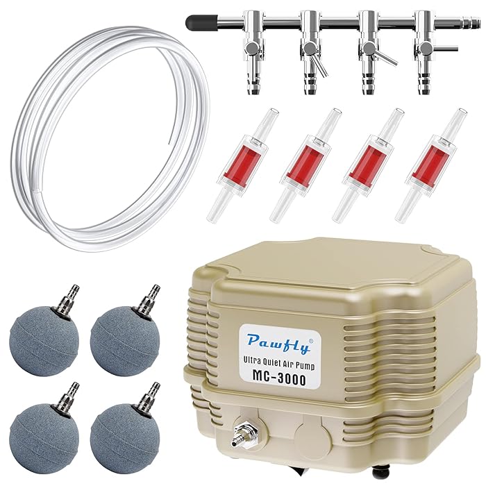 Buy Uncilfe 7 W 16L/Min Commercial Air Pump Adjustable Quiet Oxygen