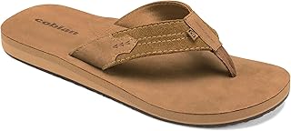 Campo Del Sol Lazo Sandals for Men – Premium Leather Flip-Flops with Arch Support – Western-Ispired Footwear for Casual Look