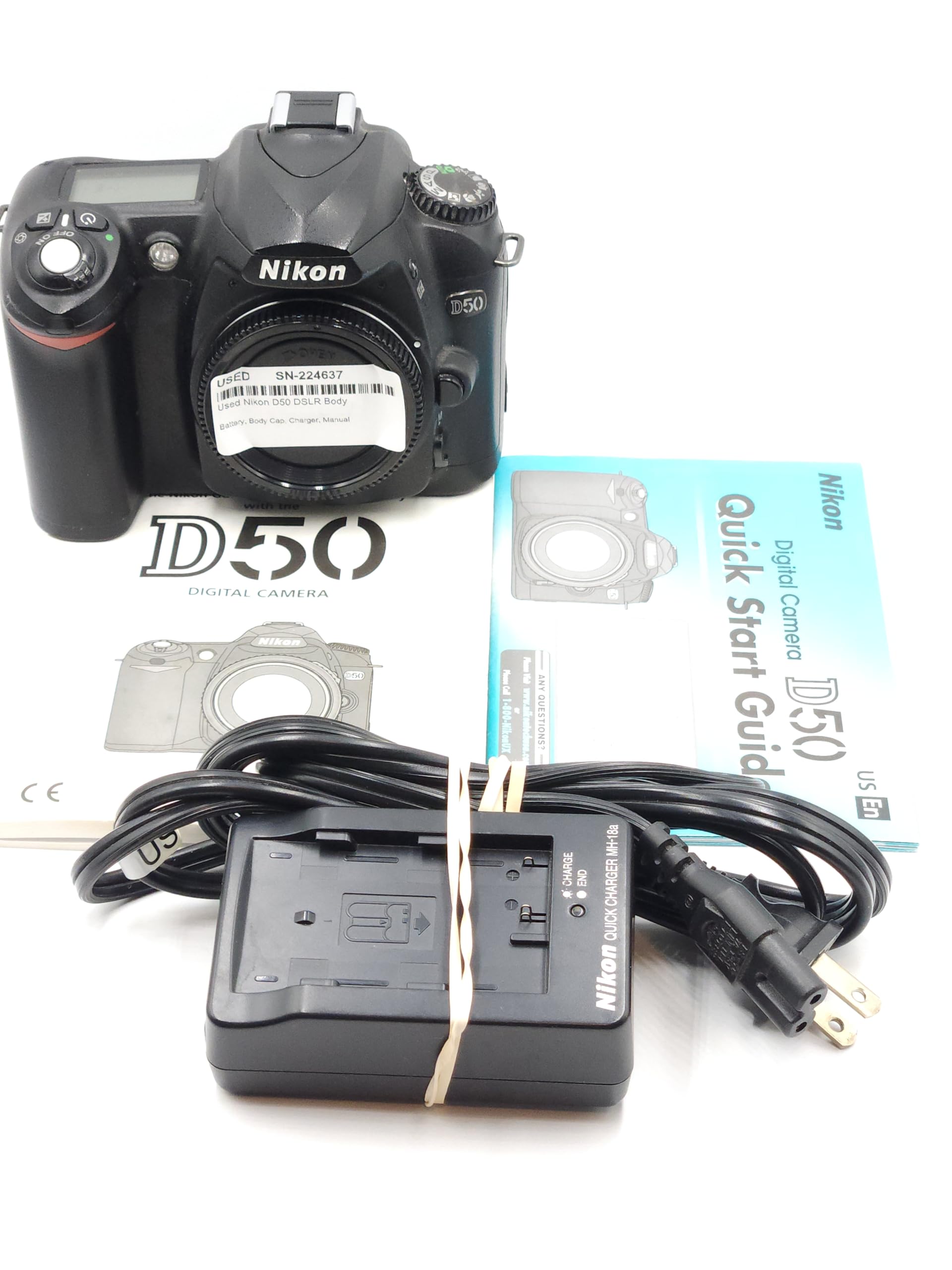 Amazon.com : Nikon D50 DSLR Camera (Body Only) (OLD MODEL  