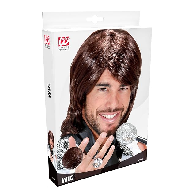 Foto 2 de 3 de W WIDMANN MILANO Party Fashion - Peluca de estrella del pop para hombre