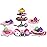 Sophia\'s 47 Piece Serving Set with Delicious Desserts for 18\'\' Dolls, Multicolor