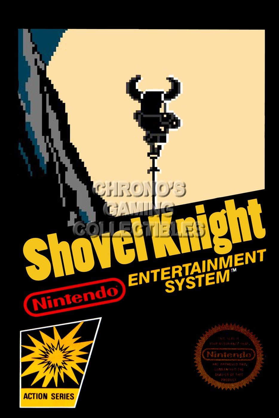 CGC Huge Poster GLOSSY FINISH - Shovel Knight NES - PS3 PS4 XBOX 360 ONE Nintendo 3DS WII U - SHK015 (16" x 24" (41cm x 61cm))