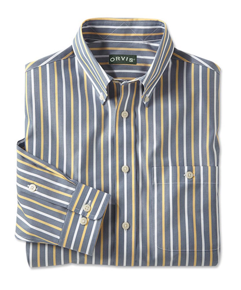 Wrinkle-Free Pinpoint Stripe Shirt