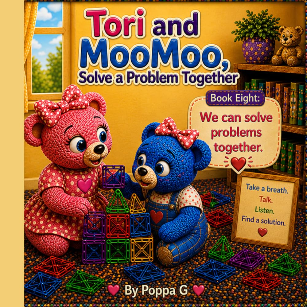 Tori and MooMoo, The Boundary Bears: Tori and MooMoo Solve a Problem Together