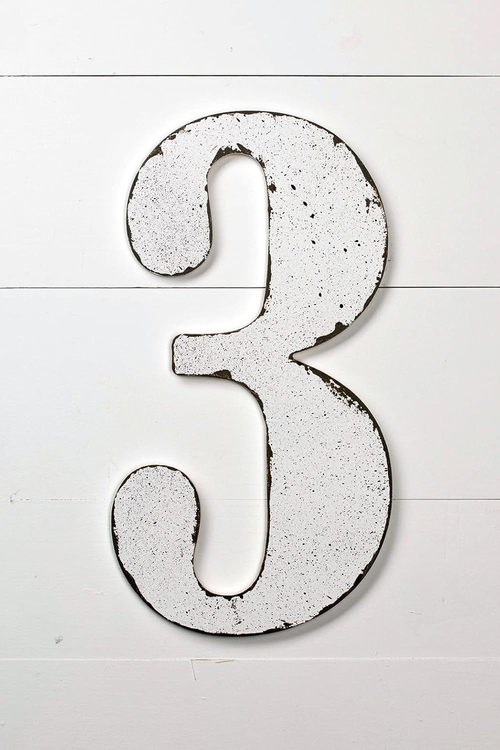 UNFINISHEDWOODCO 23 in. Number 3, Unfinished Vintage Monogram Wood Letter. for Your DIY Decor Such as Door Hanger, Wall Decor, Number for Birthday, Wedding (3)