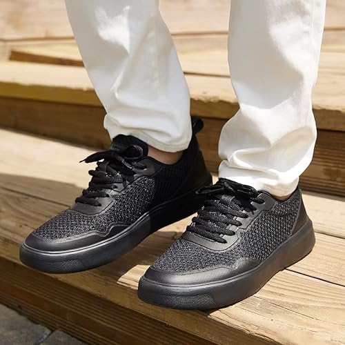Miniatura 8 de Men's Orthopedic Fashion Sneakers with Arch Support Comfortable Orthotic Shoes for Plantar Fasciitis, Adjustable Supportive Flat Feet Walking Shoes