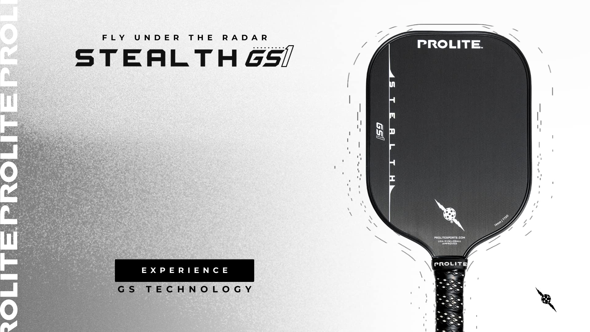 Amazon | PROLITE Stealth GS1 ピックルボールパドル | ザラザラした生 