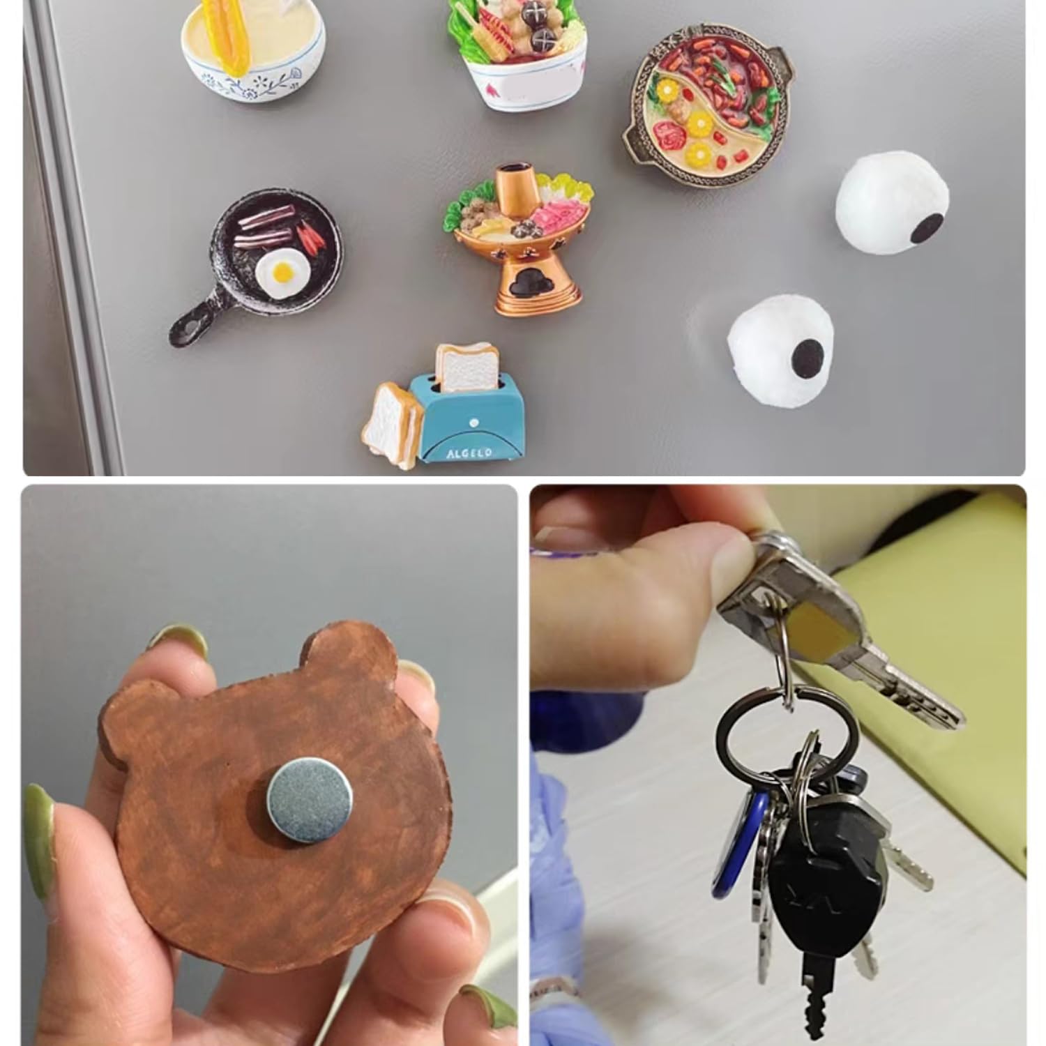 52 Mini Magneti Neodimio Super Forti | 10x2mm Argentati Per Lavagne E Fai-Da-Te - Foto 7