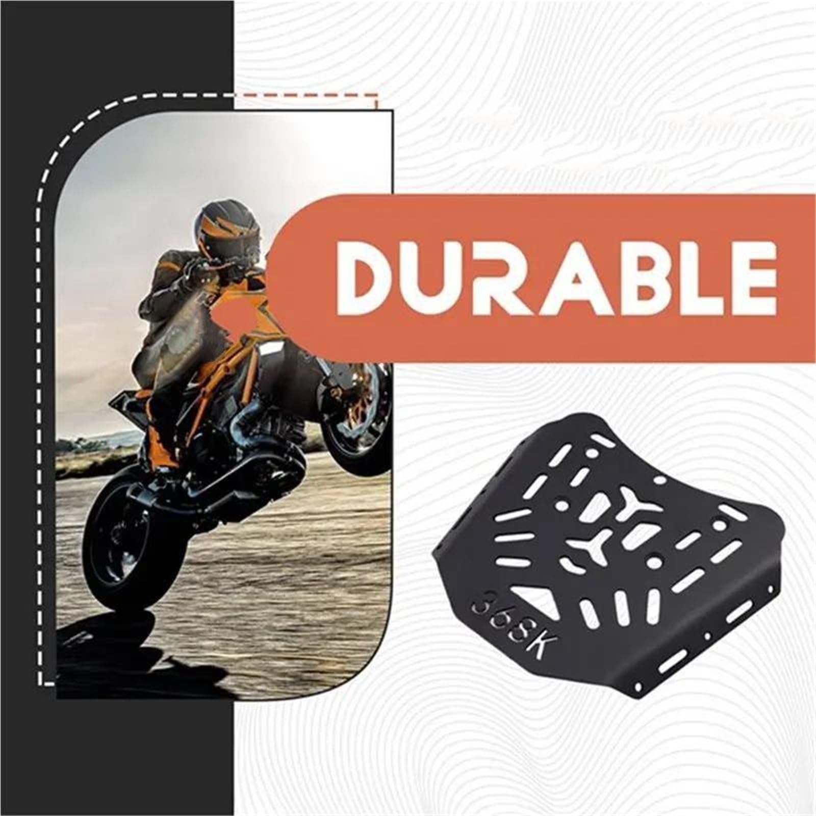 Portaequipajes Soporte Trasero para Equipaje Soporte para Productos Motocicleta para Zontes 368K