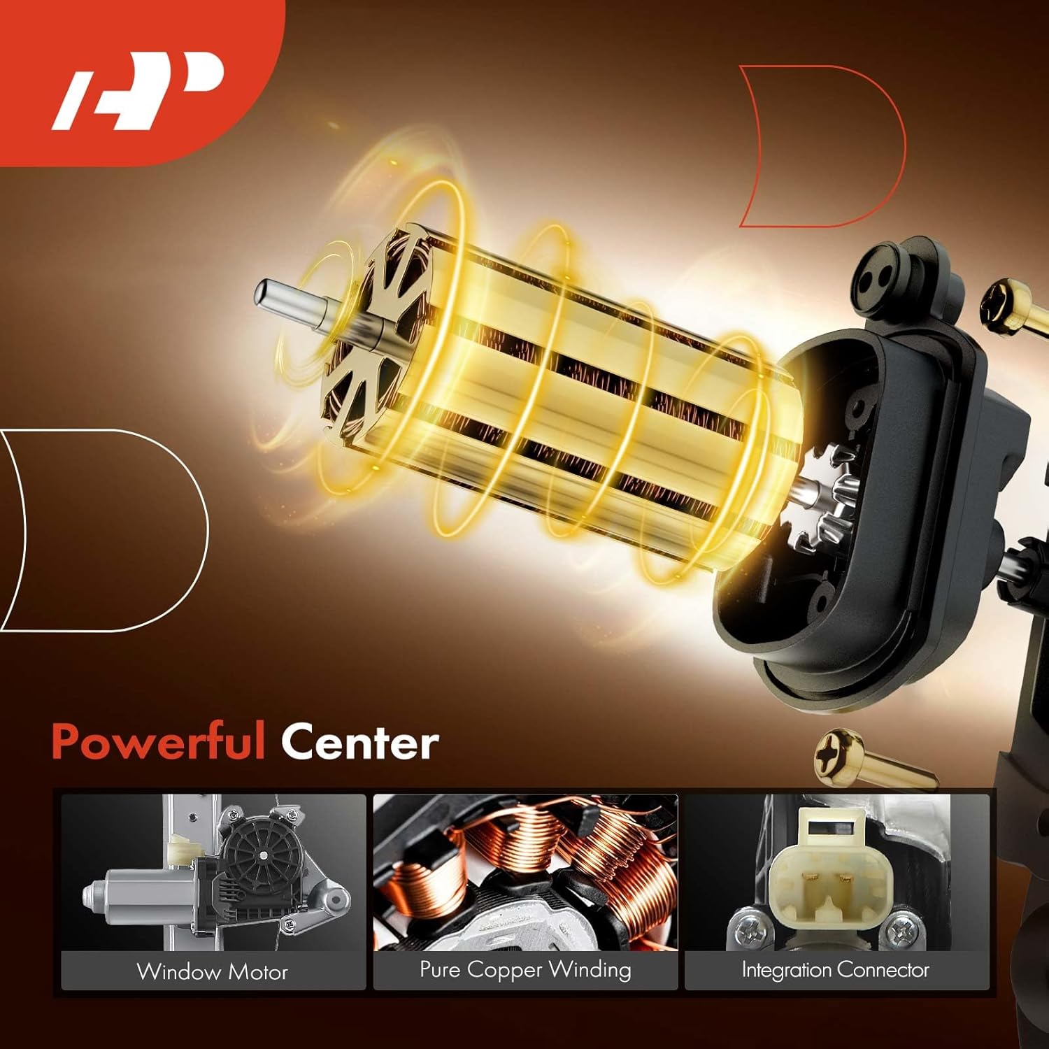 A-Premium Electric Power Window Regulator with Motor Compatible with Mercedes-Benz W163 ML320 ML430 ML500 ML55 AMG Rear Right Passenger Side