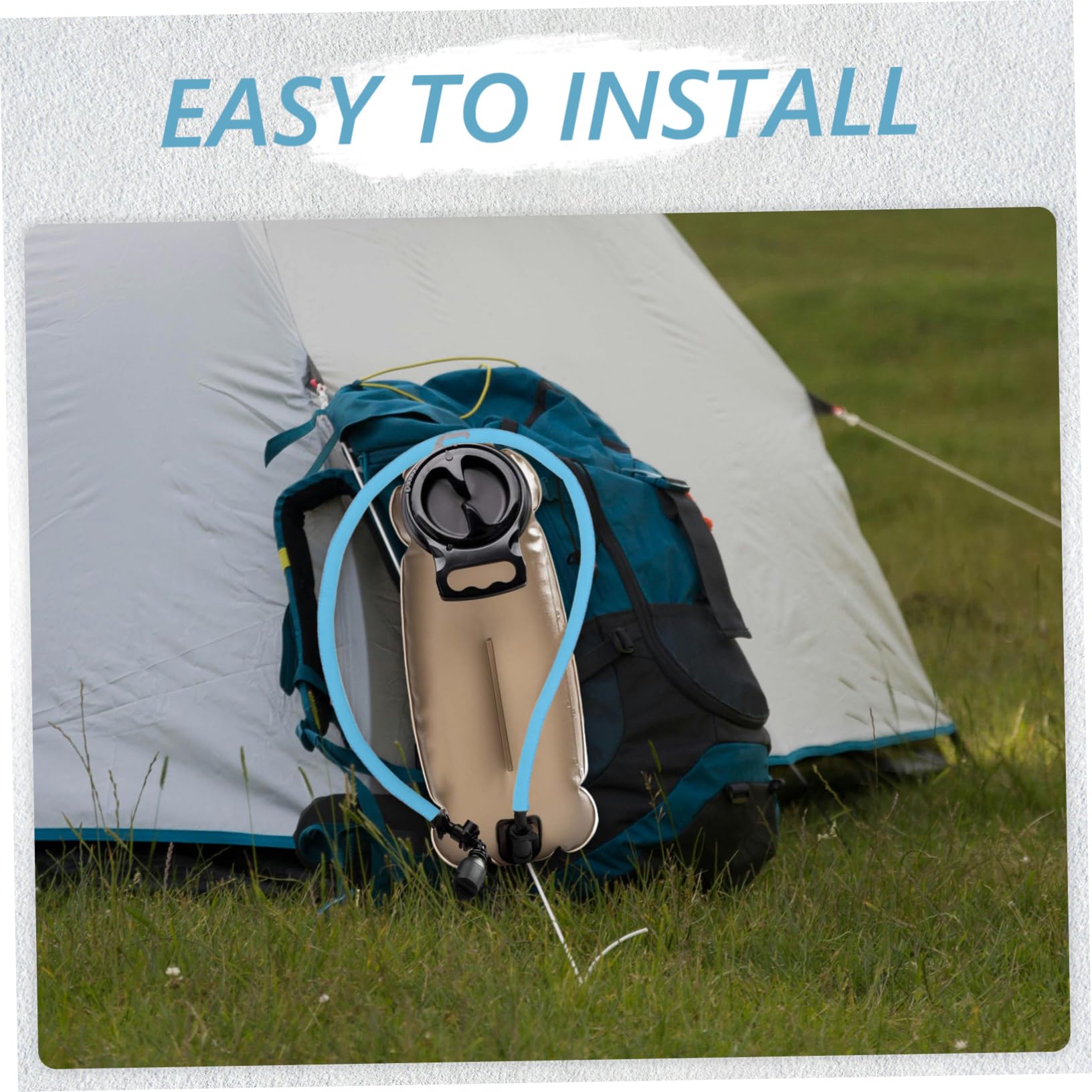 Happyyami Outdoor Water Bladder Hose Insulation Hydration Tube Sleeve Blue Neoprene Thermal