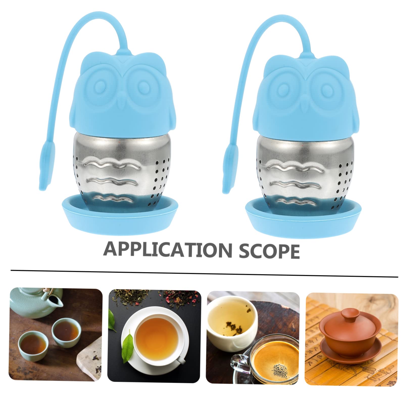 WOONEKY 6piezas Infusores De De Silicona Reutilizables Para Filtros Para Hogar Oficina y Restaurantes