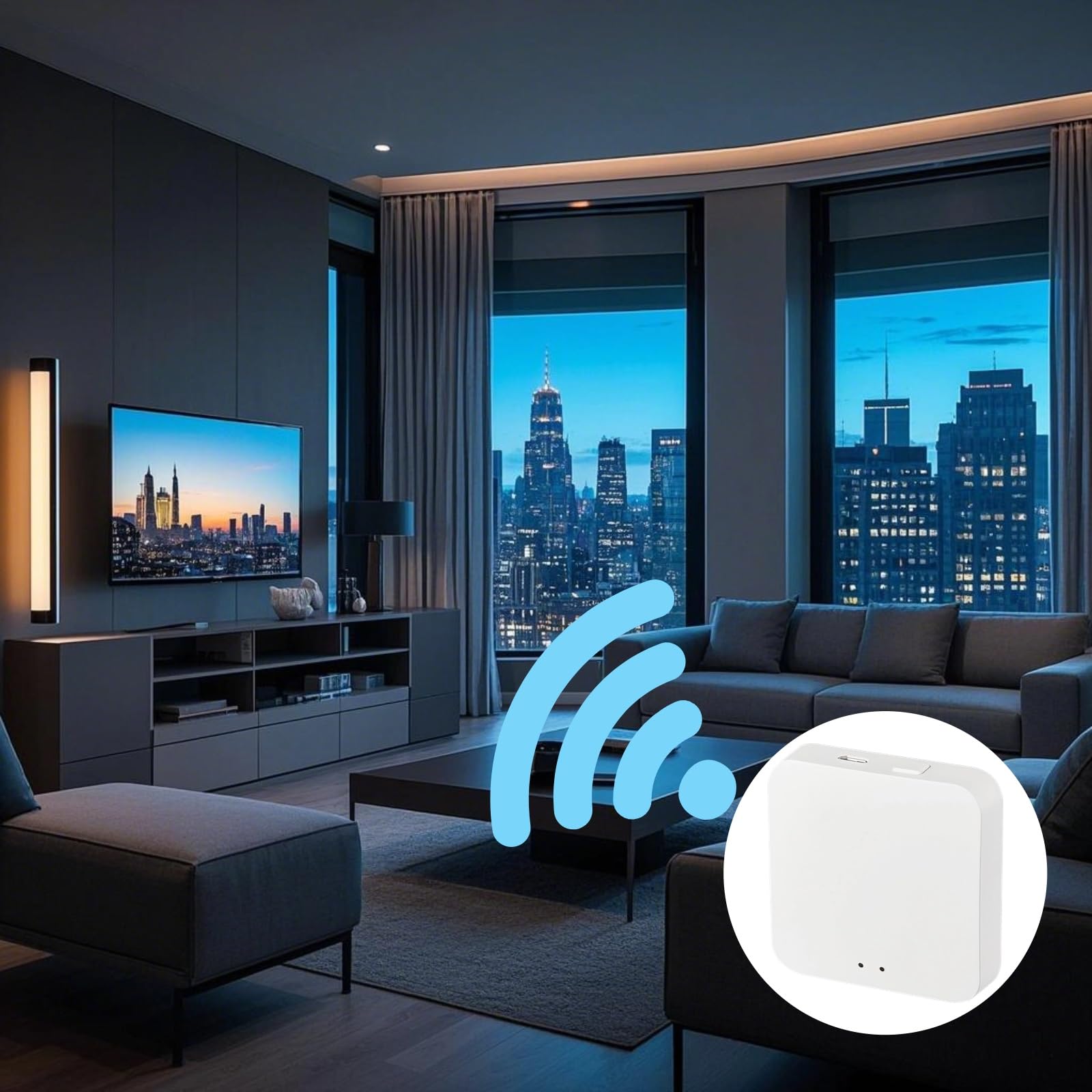 Tuya Zigbee Smart Hub, control remoto inalámbrico, funciona con 128 dispositivos, compatible con Alexa y Assistant