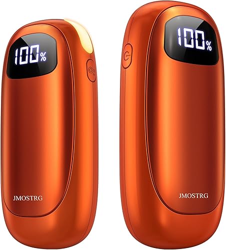 Miniatura 40 de Calentadores de manos recargables, paquete de 2, calentadores de manos eléctricos de doble cara, máximo 131 ℉, 20 horas, calentador de bolsillo a