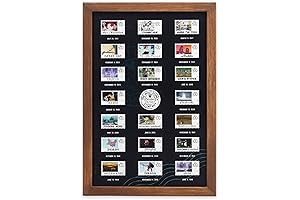 Disney Collector Replica Stamps Framed Wood Wall Decor - Vintage Disney Art