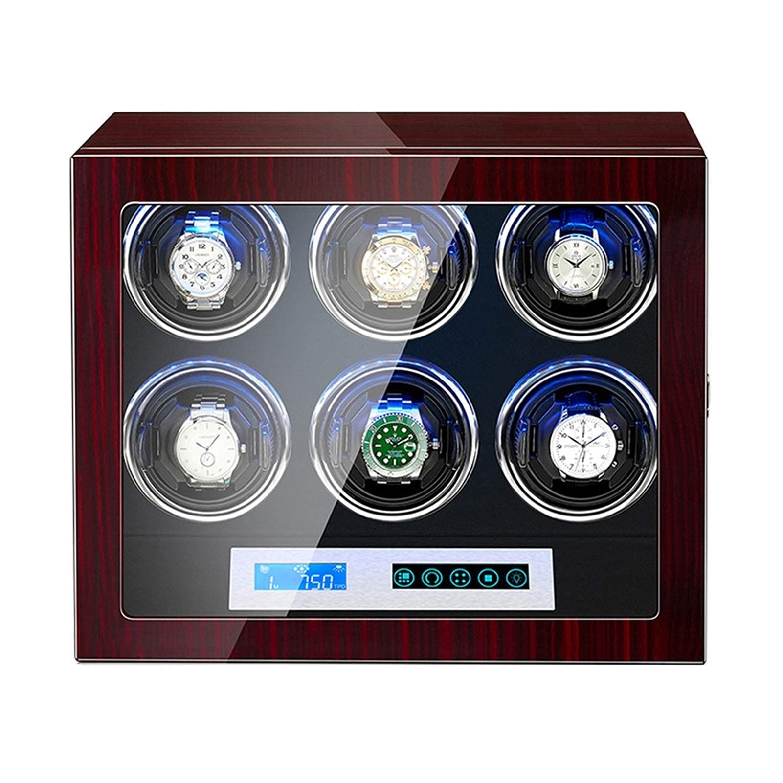 NZPOST Watches and Jewelry 6 Touch Display Screen Flexible Watch Pillows Piano Paint Finish Built-in