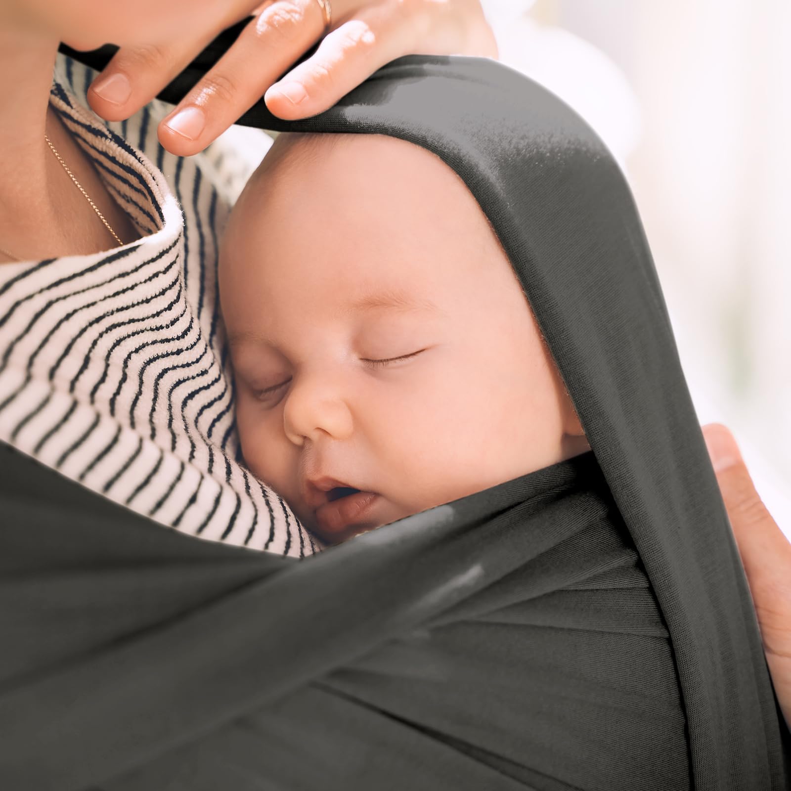 Acrabros Baby Wrap Carrier Hands Free Baby Carrier Sling