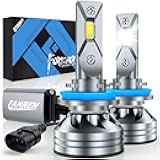 H11/H9/H8 Light Bulb, 50000LM Ultra-Bright 6500K White, Easy Installation H11 Fog Light Bulbs Turn Signal Light Assemblies, CANbus Ready, Pack of 2