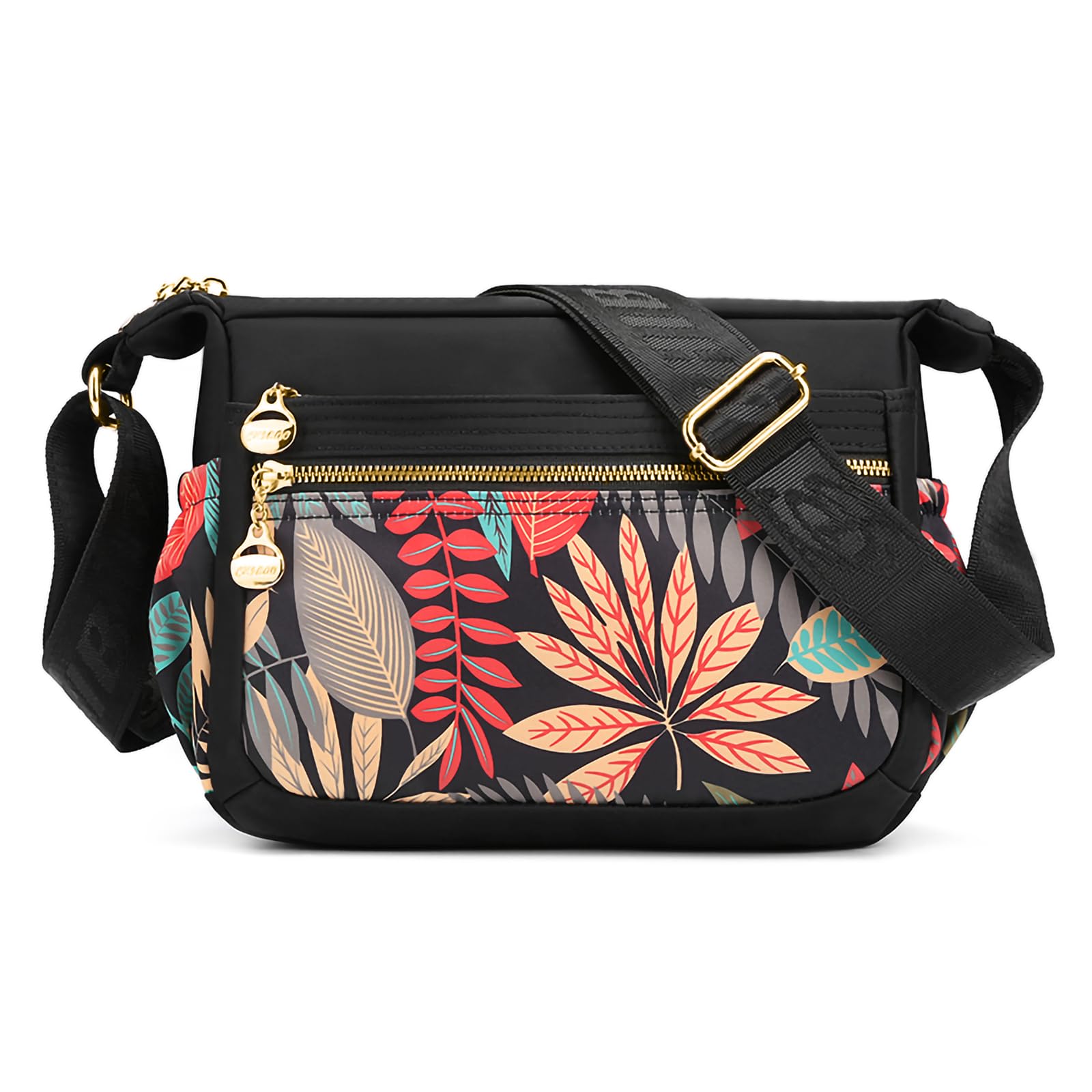 Sac à Main FORRICA Pour Femme - Grand Sac Bandoulière Imperméable Avec Imprimé Fleuri