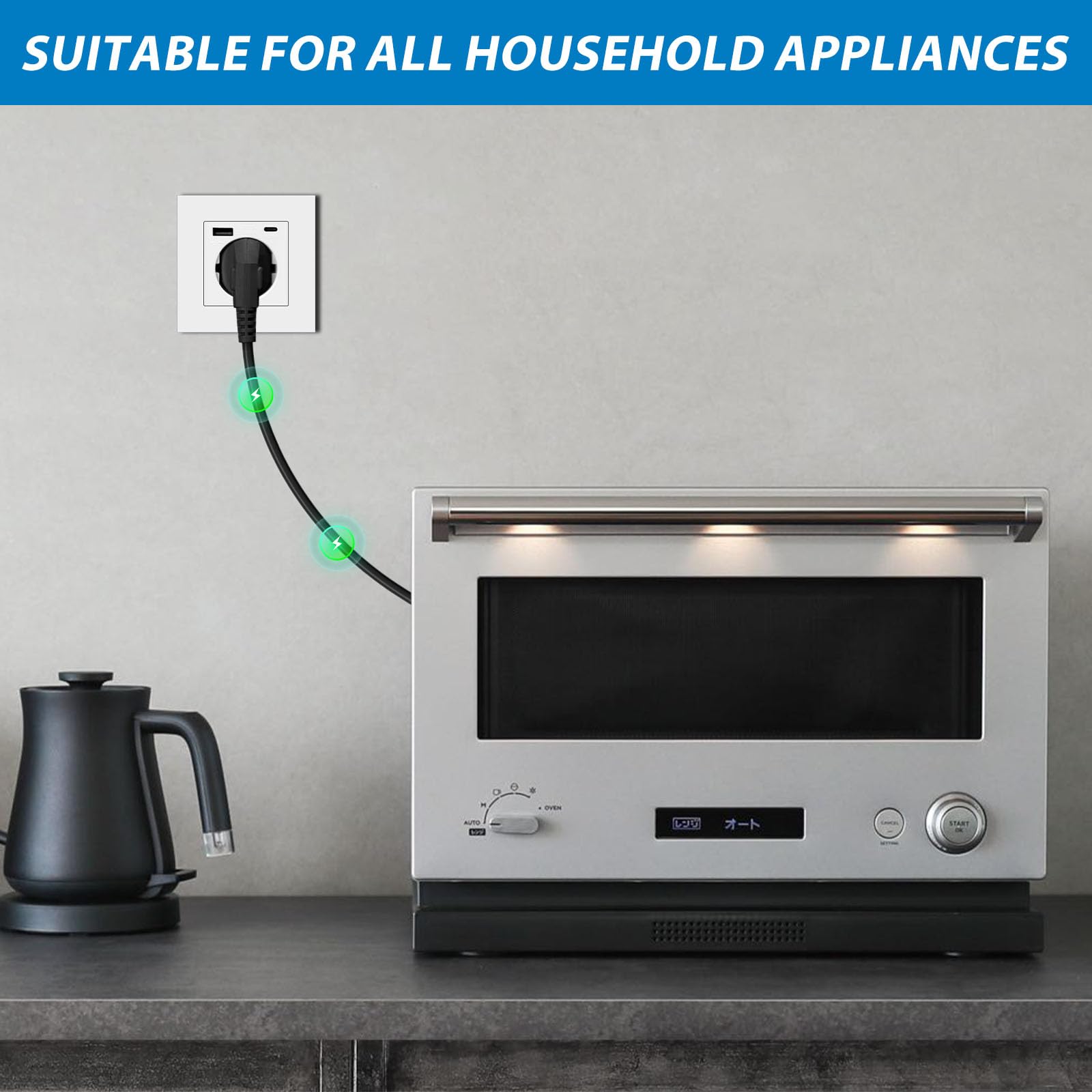 Delviz-Prise Murale USB De Type C,panneau En Verre Cristal,pipeline