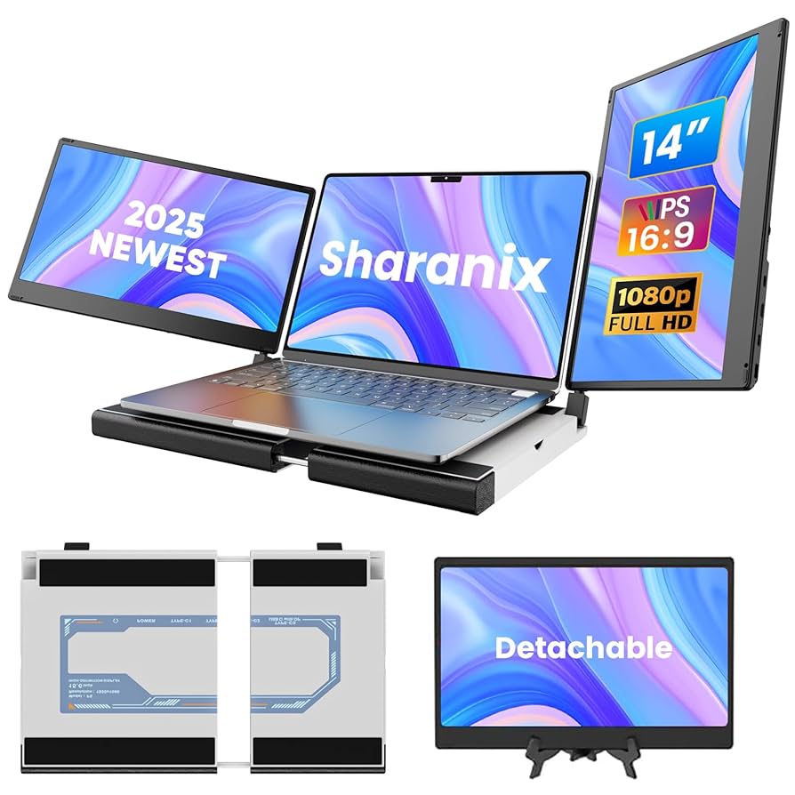 Amazon.com: Sharanix Laptop Screen Extender Portable Monitor