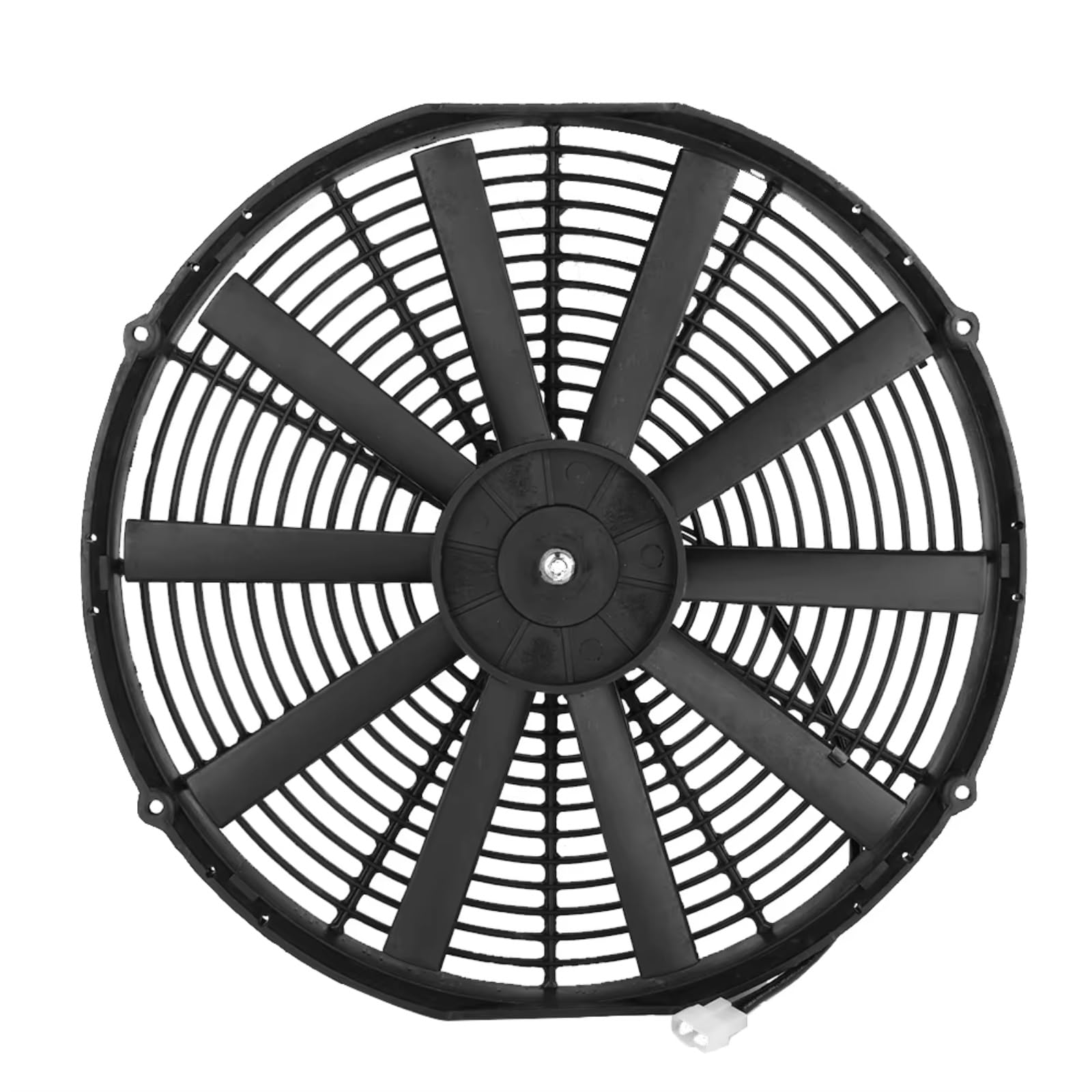 Refroidissement Universel 12V 120W 16 Pouces Lame Droite Pour Voiture Connseur Climatiseur Ventilateur Refroidissement Électrique Radiateur Moteur Ventilateur Radiateur