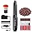 Nail Drill Kit Electric Nail File Portable Nail Drill Machine Professional Manicure Pedicure Set Polishing Shape Tools for Acrylic Gel Nails with Nail Drill Bits,Sanding Bands and Brush(Black)