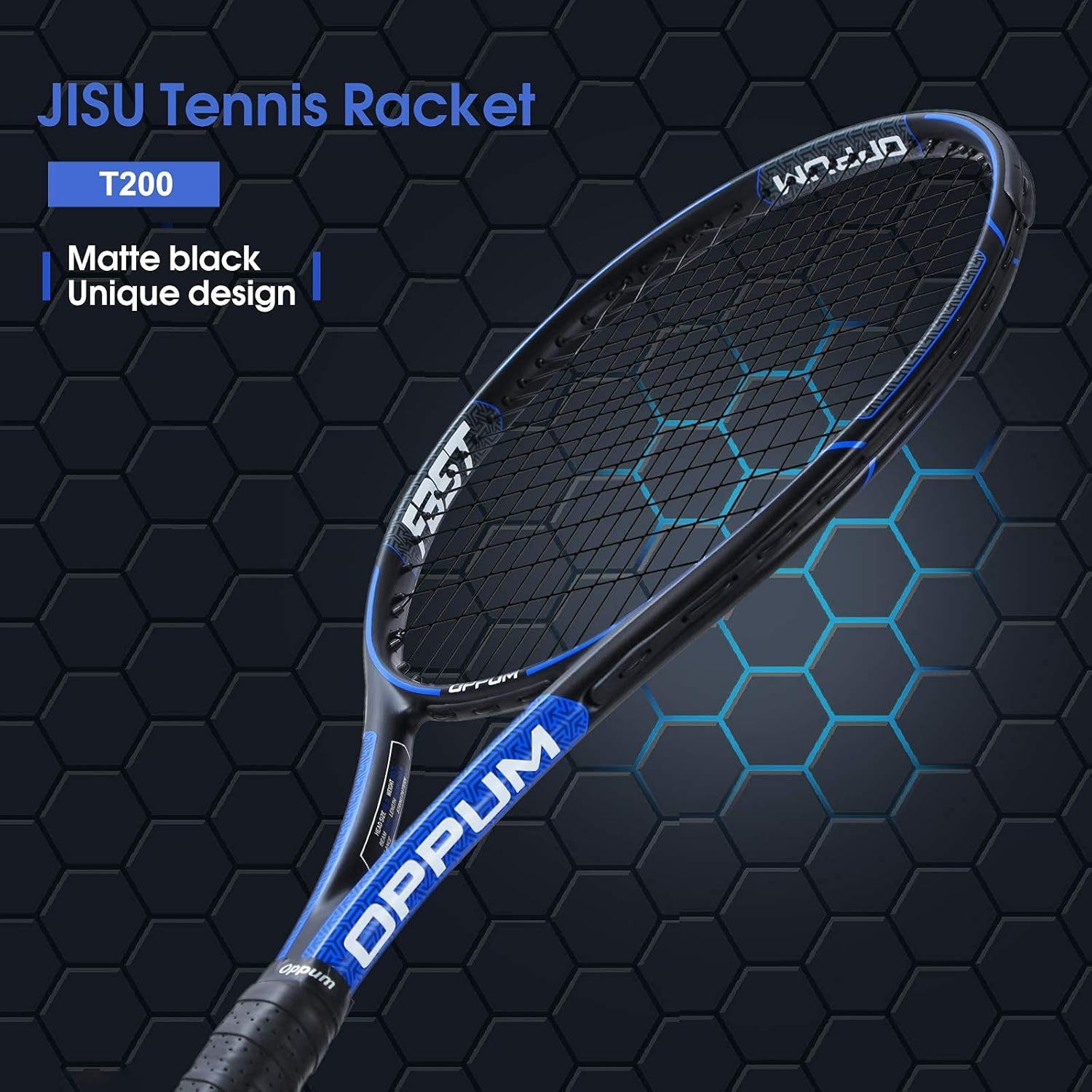 OPPUM 27" Pro Tennis Rackets -2PCS, for Adult Women and Men Student Professional Training Tennis Racquets and Beginners Rackets. (2pcs (Red+Blue)) : Sports & Outdoors