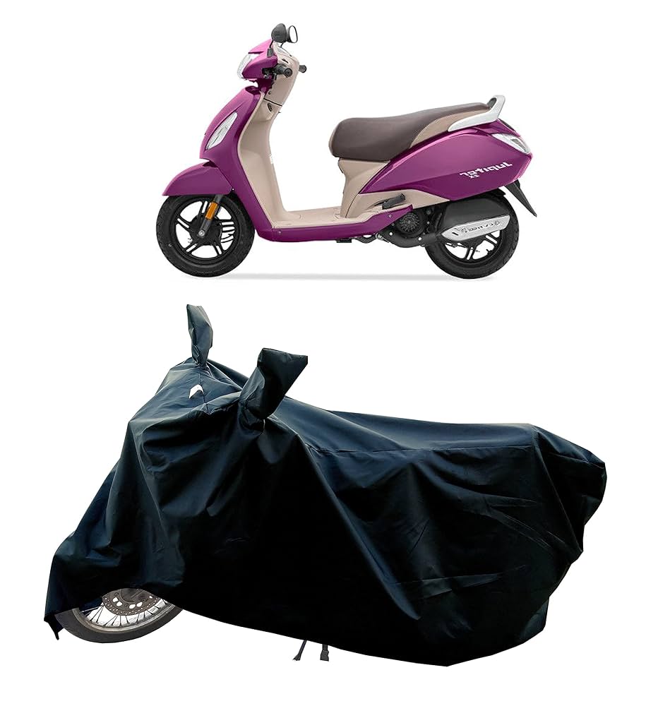 coverʕ•̫͡•ʔ ROMEIZ - TVS Jupiter ZX Cover with Water Resistant & Dust